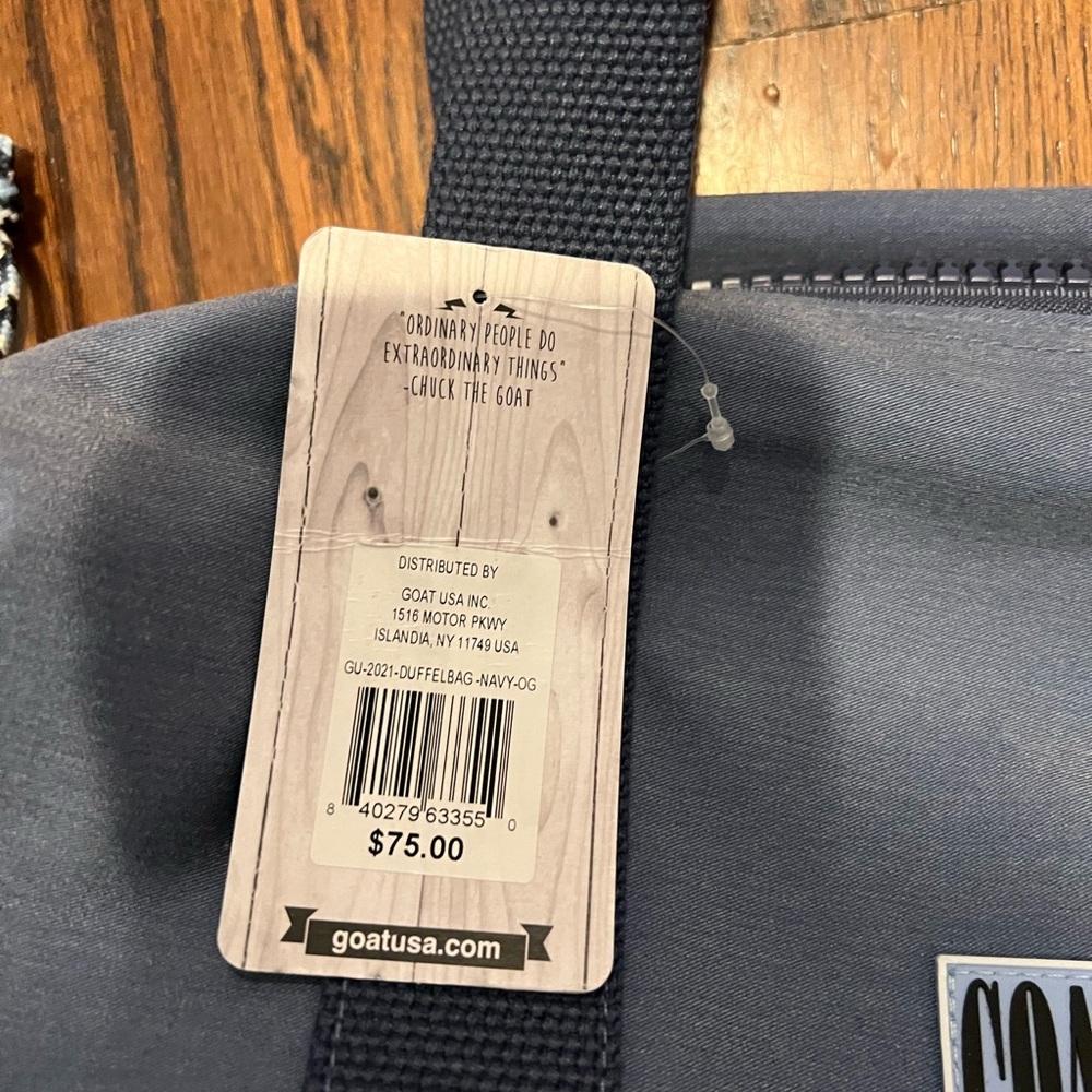 G.O.A.T. USA Duffle Bag - New with Tags - Picture 2 of 9